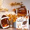 3 Pcs Fall Tiered Tray Decor with Orange Maple Wooden Table Centerpieces for Football and Thanksgiving Farmhouse Rustic Decor: Decorative Table Decorations for Autumn Harvest Table Shelf (Classic)